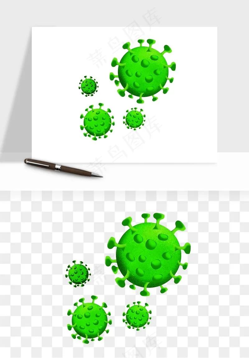 病毒细菌癌细胞png免抠