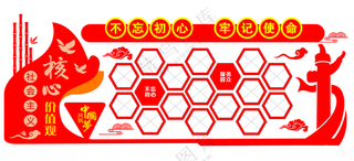 党员风采文化墙党员学习园地活动掠影