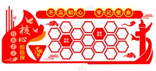 党员风采文化墙党员学习园地活动掠影