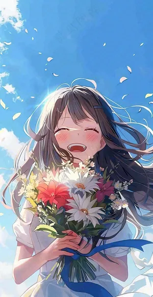 学生毕业季考试青春插画背景