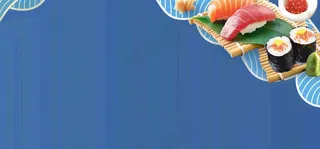 日韩料理美食摄影图背景