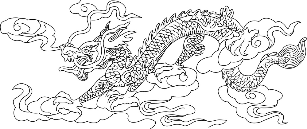矢量图  祥龙