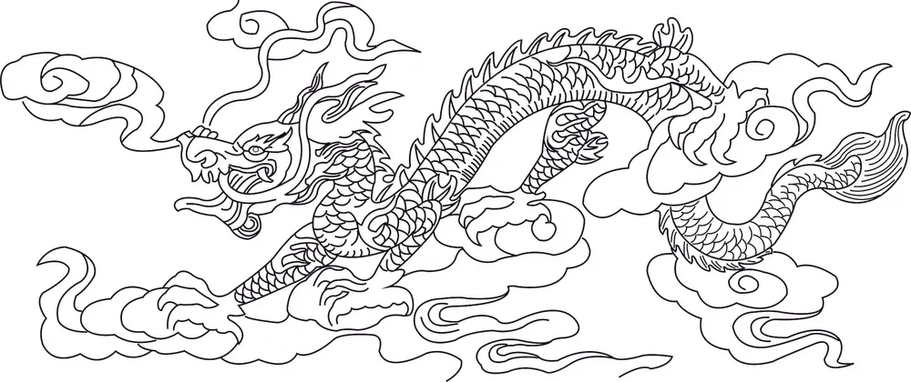 矢量图  祥龙