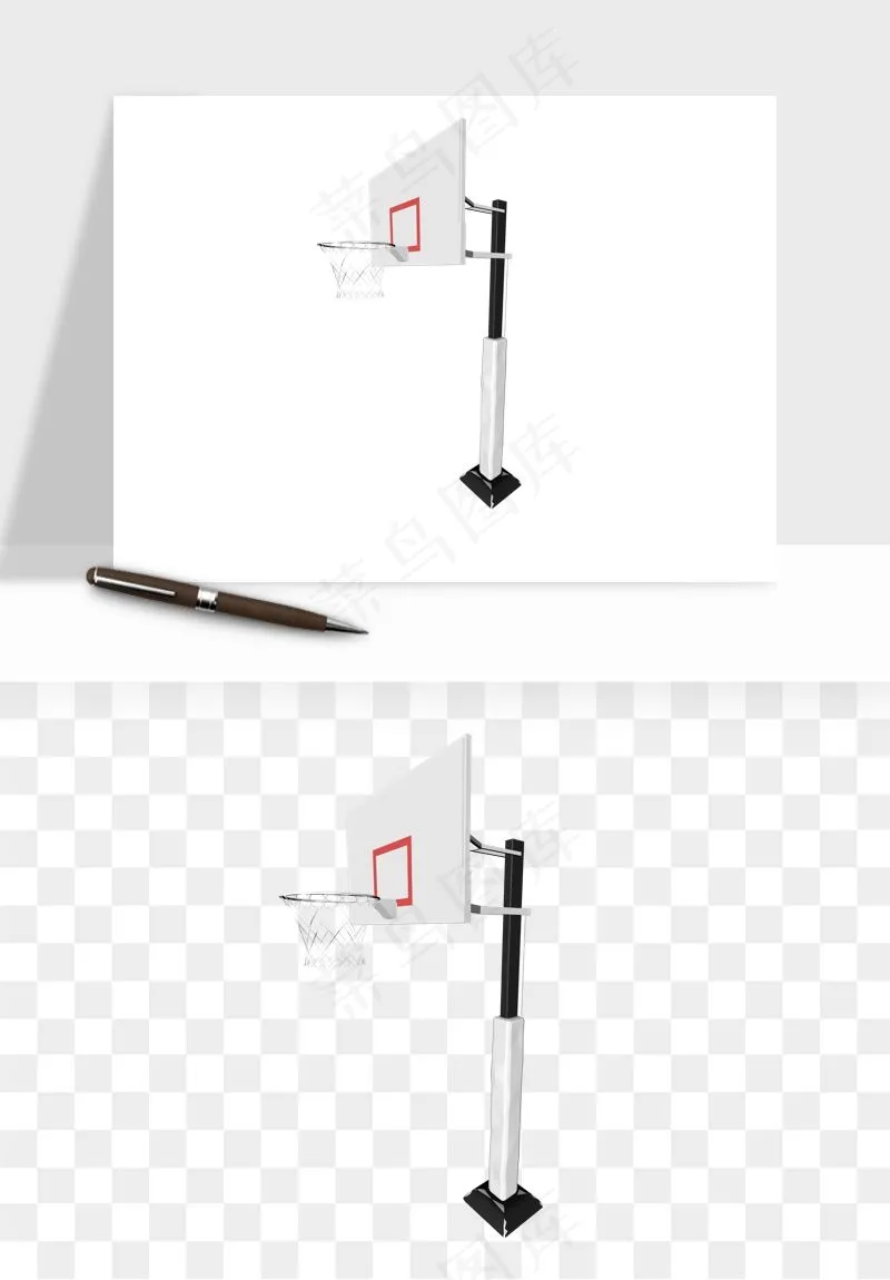 篮球篮球架png免抠