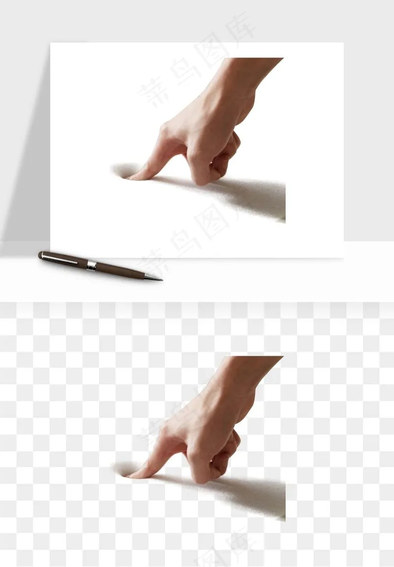 手势手部动作手指png免抠