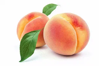 水蜜桃水果摄影图