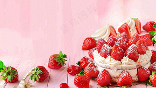 面包蛋糕甜点美食摄影图