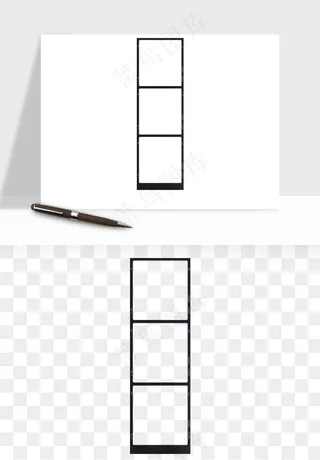 电影黑胶胶片元素png免抠