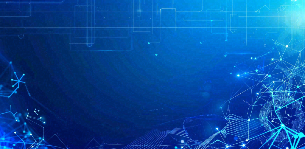 数码科技线光几何背景