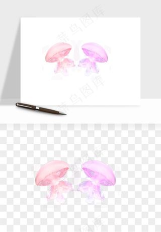 水母章鱼海底生物png免抠图