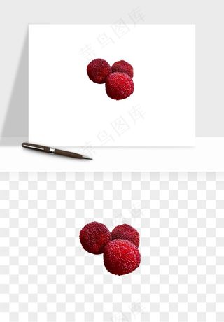 杨梅采摘水果png免抠