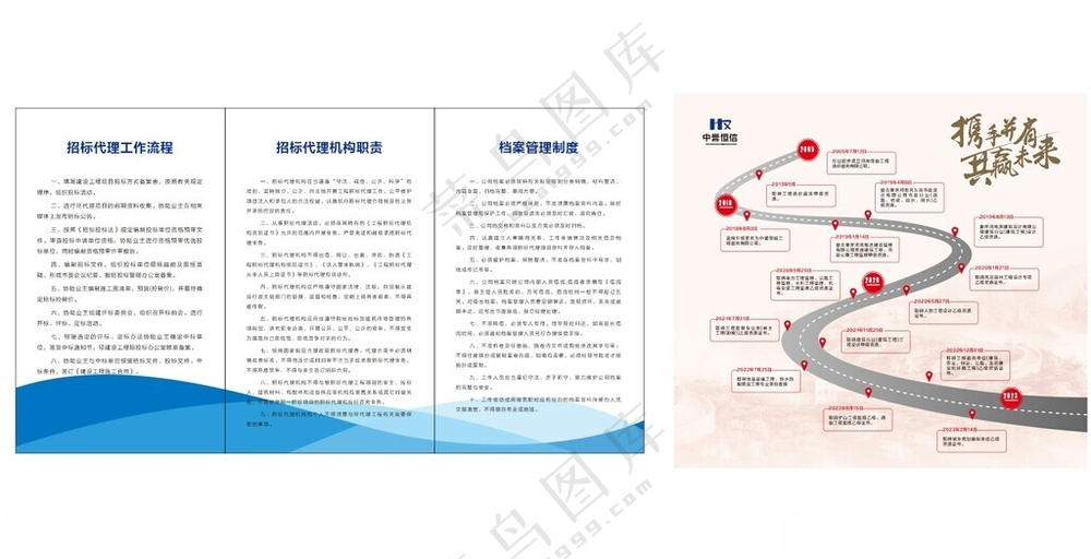 企业简介展板展板制度广告设计