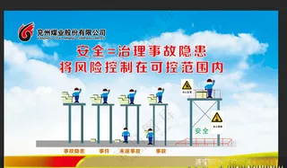 安全 生产 展板 煤矿教育警示安全生产背景安全生产教育海报