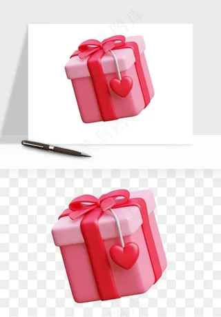 礼盒礼物png免抠
