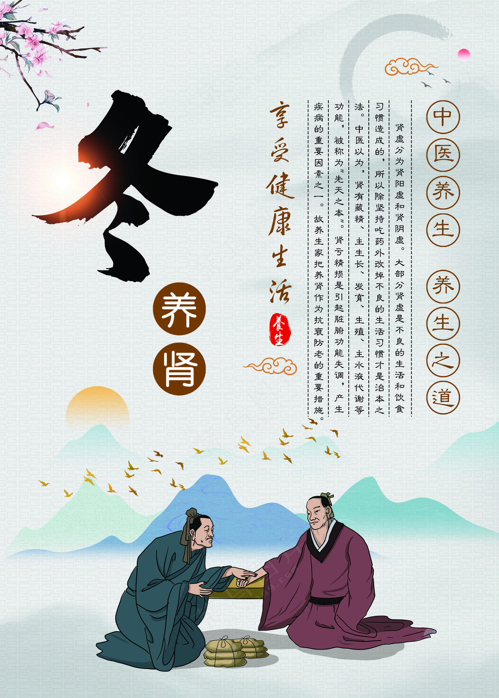 四季养生冬养肾