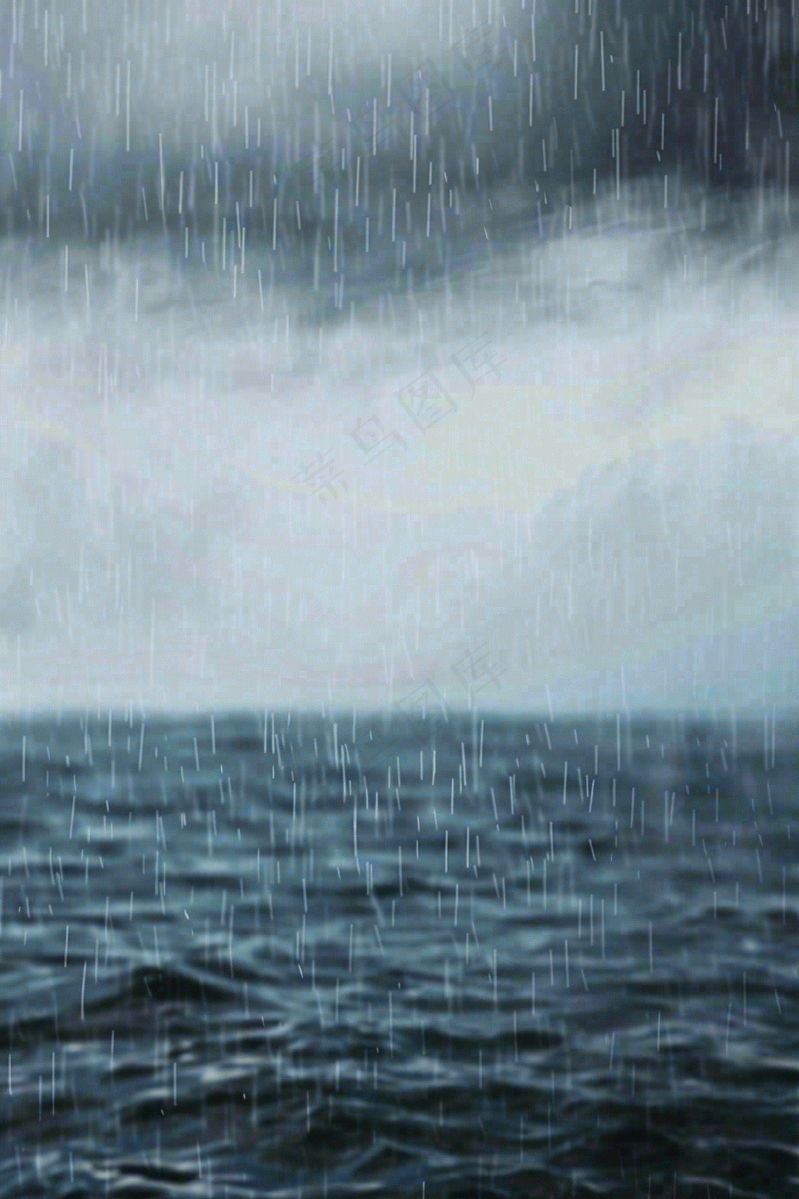 暴雨天气预警摄影图