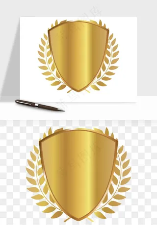 盾牌护盾认证品质徽章png免抠
