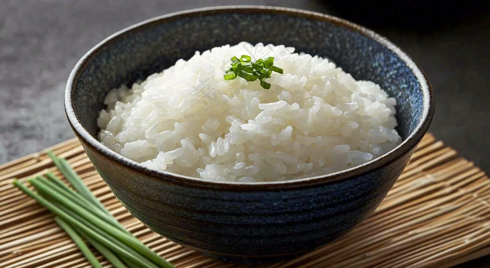 白米饭主食粮食食物摄影图