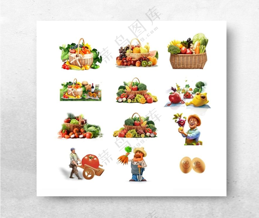 蔬菜水果蔬菜灯箱设计海报