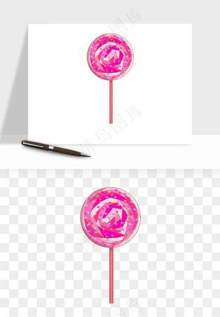 棒棒糖圈圈糖png免抠