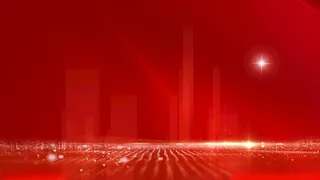 红色背景公司春节晚会文艺晚会海报