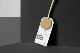 服饰标签吊牌样机17