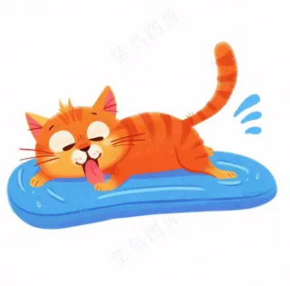 小猫猫咪宠物动物卡通插画免抠