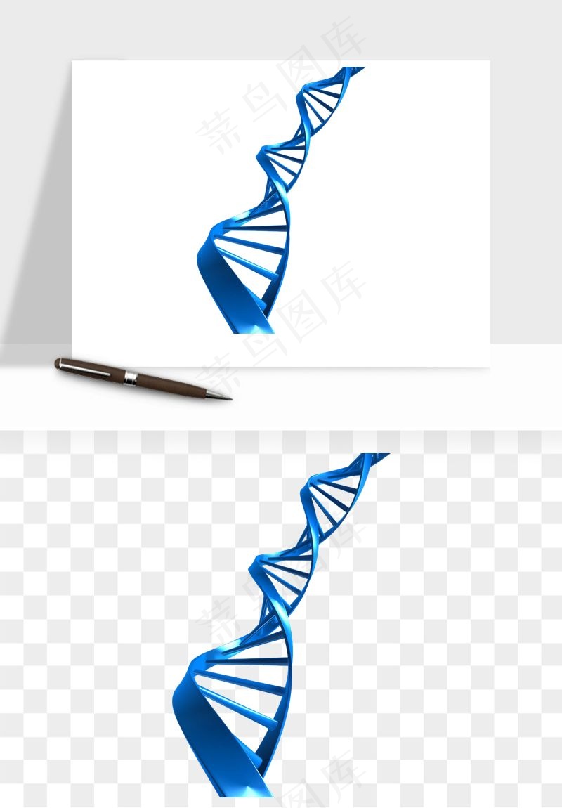 细胞水分子DNA精华成分png免抠