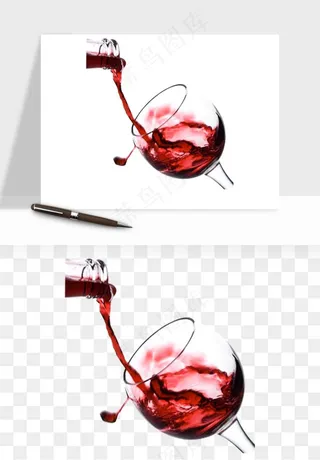 红酒玻璃酒杯png免抠