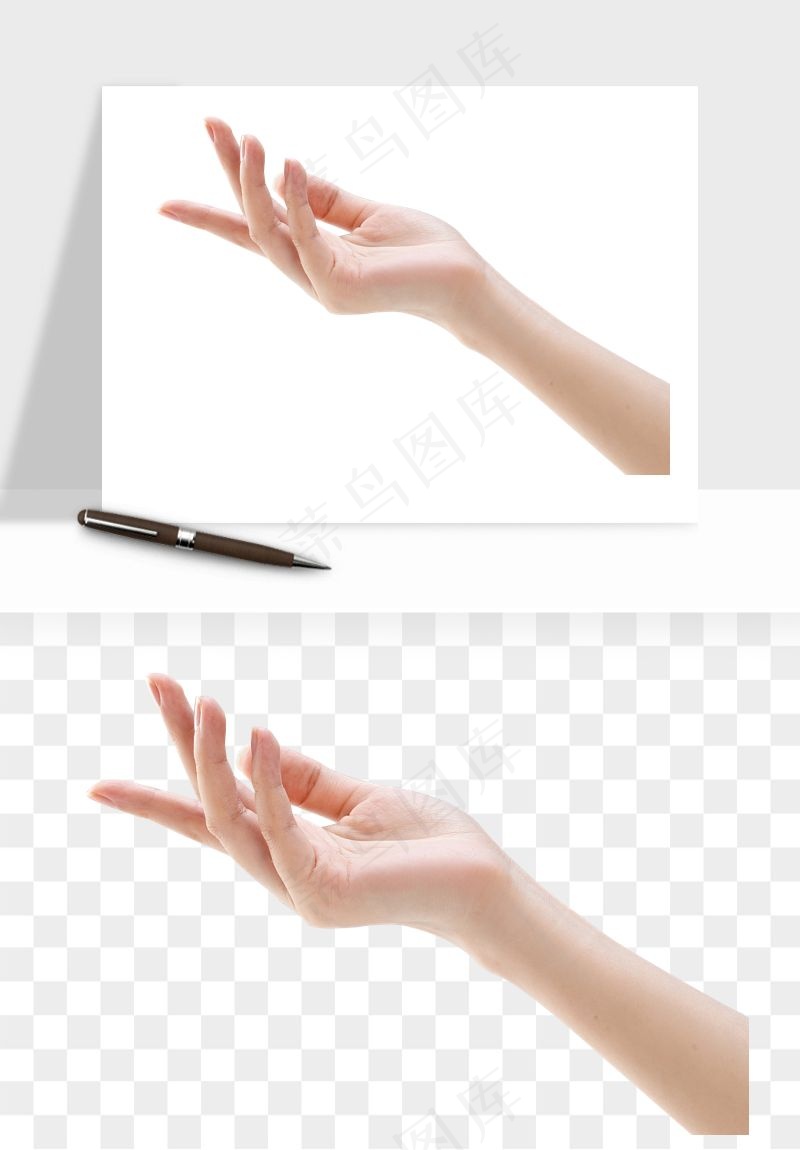 手势手部动作手指png免抠