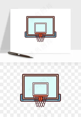 篮球篮球架png免抠