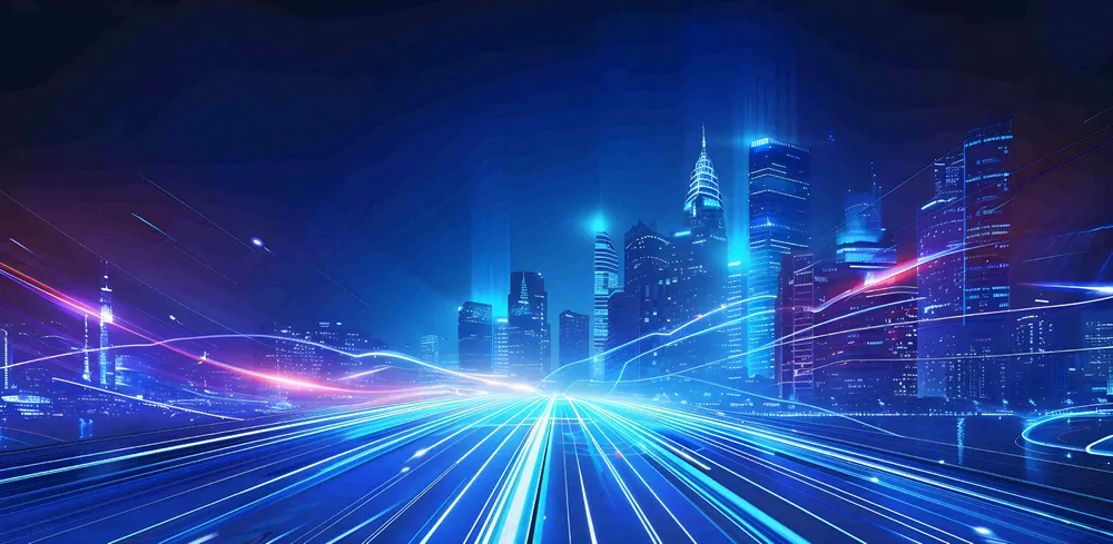 蓝色渐变科技背景