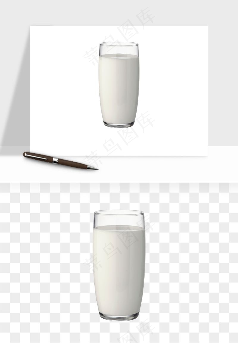 飞溅的牛奶牛奶杯元素png免抠