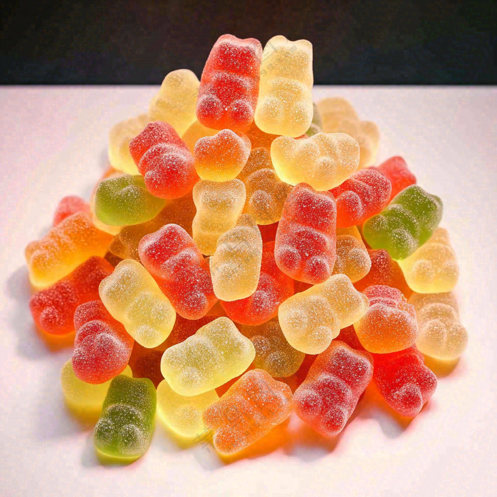 软糖糖果甜蜜美食摄影图