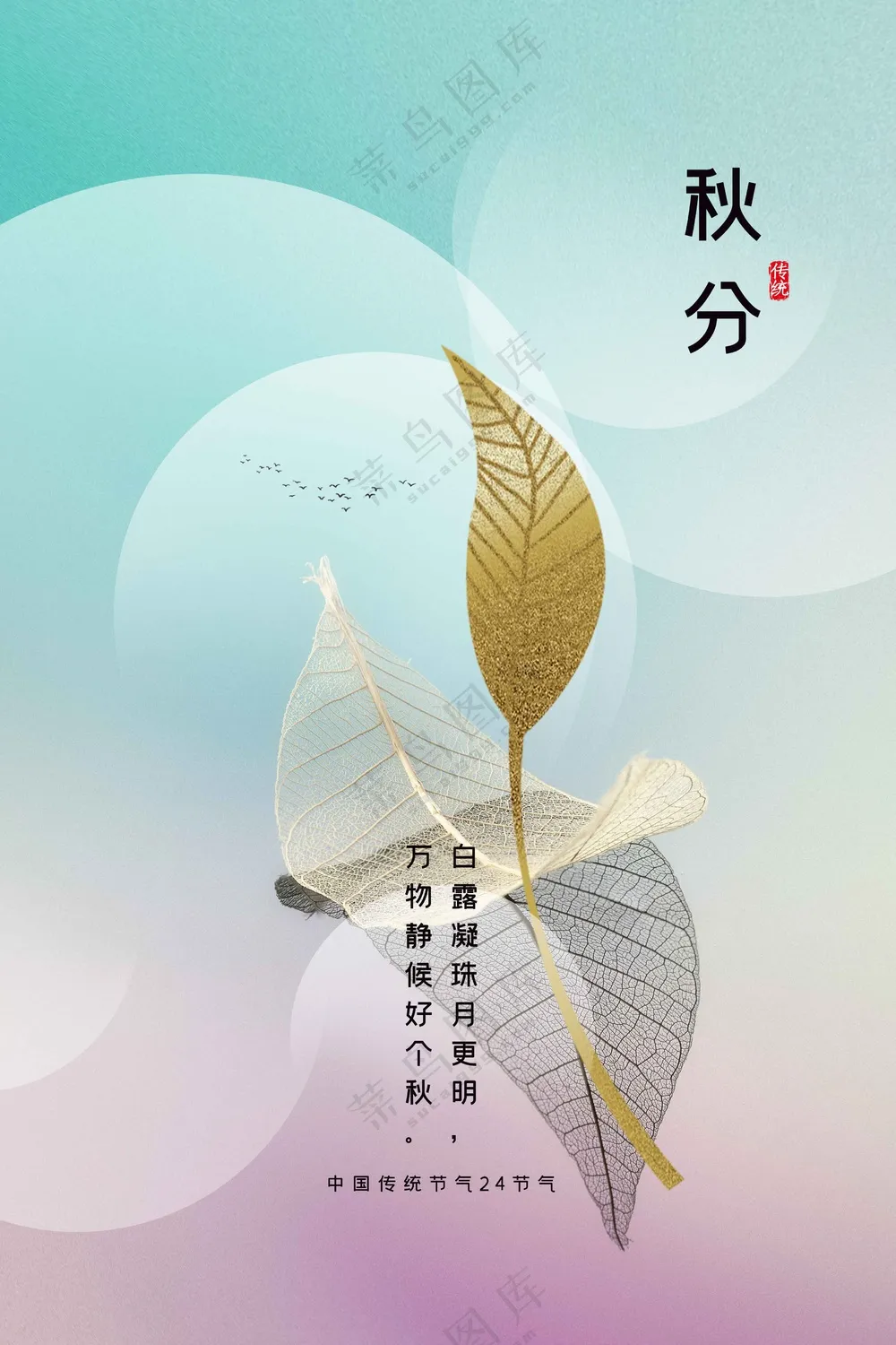 秋分节气传统活动海报