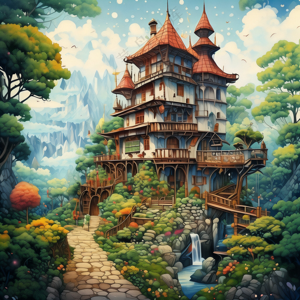森林中的房子