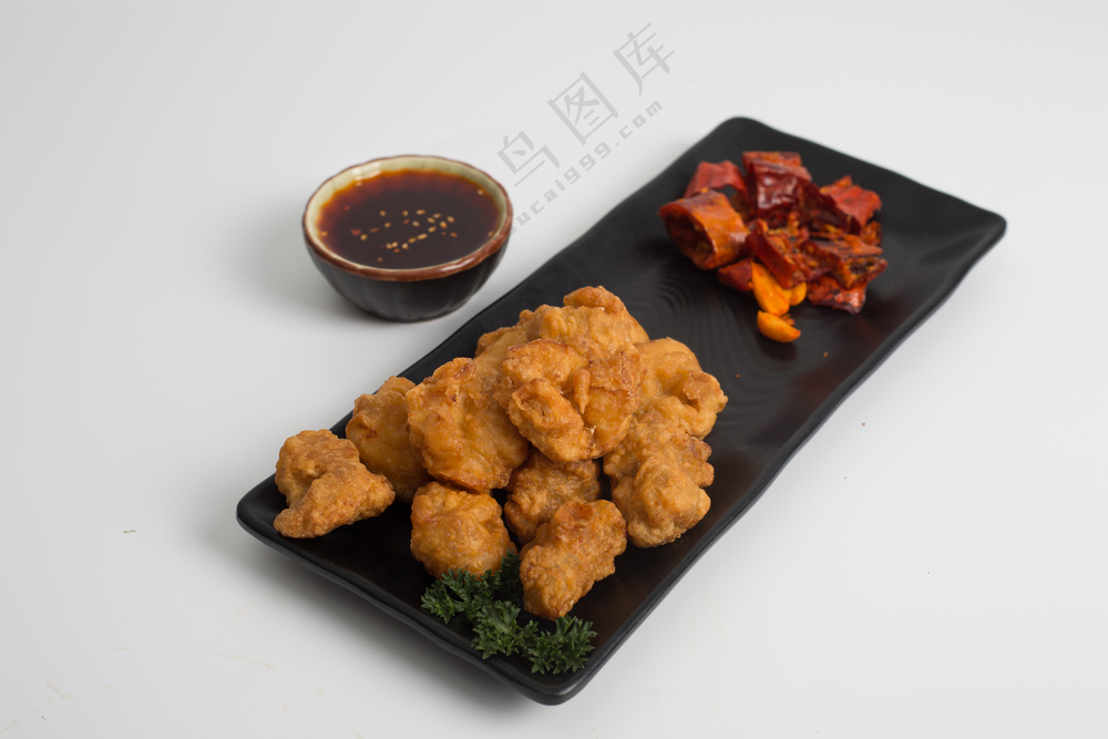 炸鸡块图片