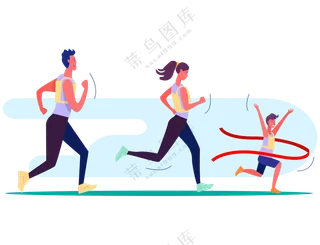 运动的卡通人 (5)