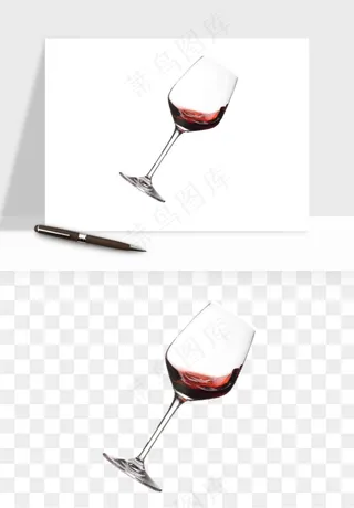 红酒玻璃酒杯png免抠