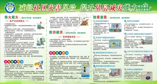 社区防震减灾科普防震避震设计