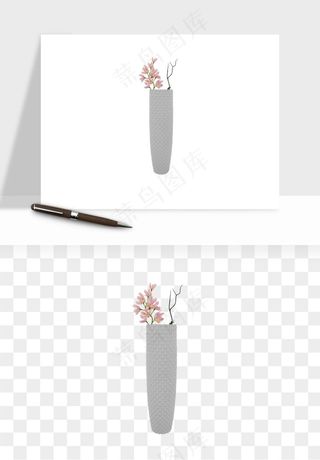 花瓶摆件花艺png免抠图