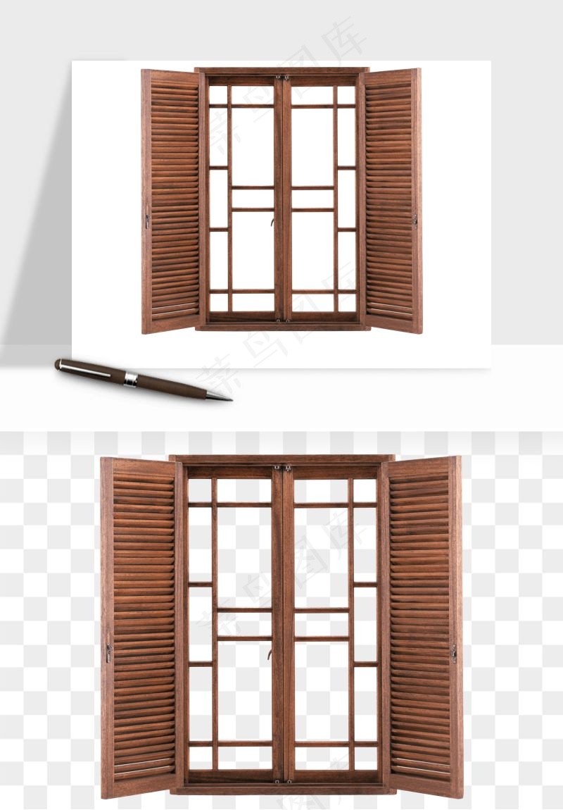简约窗户png免抠
