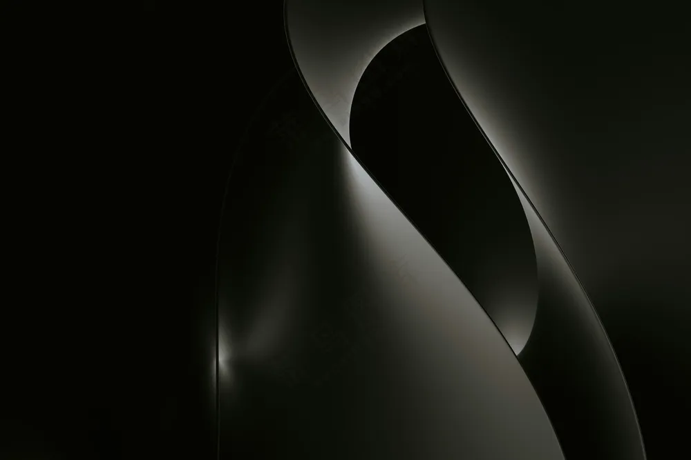 黑色扭曲抽象背景图 黑色扭曲抽象背景图