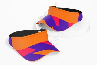 新潮遮阳帽样机空顶网球运动帽子鸭舌帽样机-5