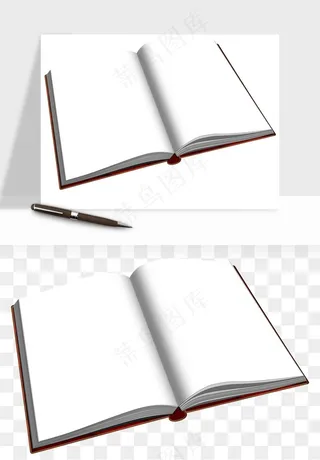 翻开书籍打开书本png免抠