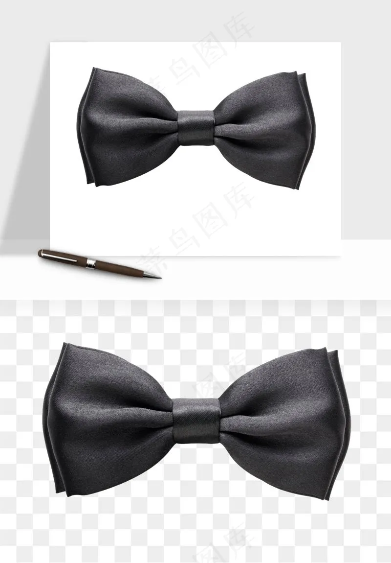 蝴蝶结西装领结png免抠
