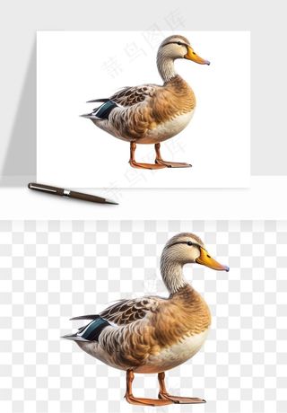 鸭子小鸭png免抠