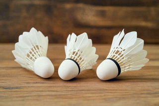 羽毛球竞技运动摄影图