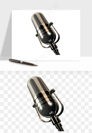 话筒直播麦克风png免抠
