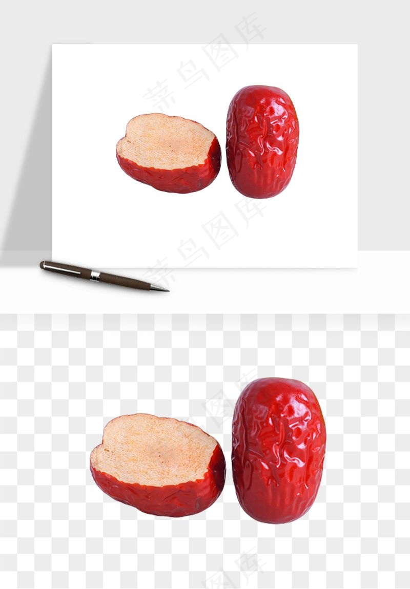 红枣大枣png免抠